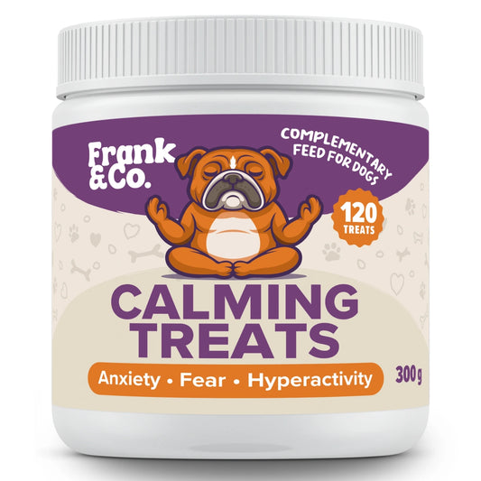 Frank & Co natural calming treats – probiotic & magnesium for dogs